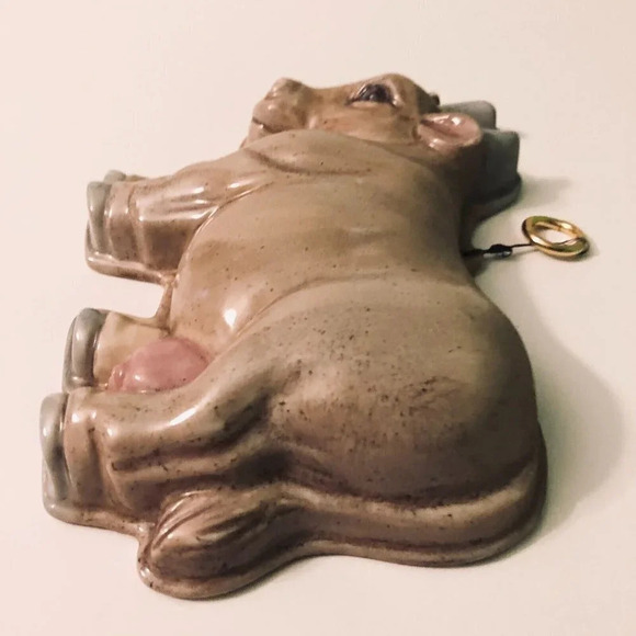 Vintage Hand Made Ceramic  Cow Wall Hanging Kitchen Decor - Picture 14 of 16